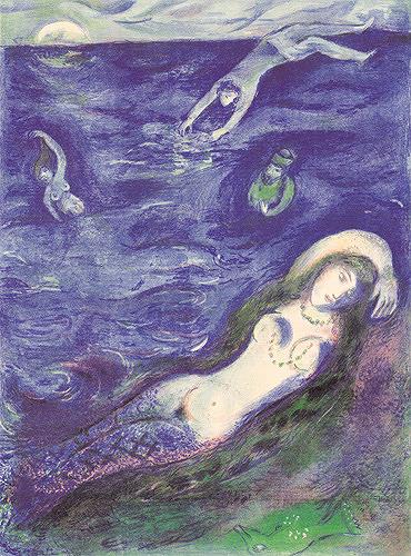 So bin ich aus dem Sea Zeitgenosse Marc Chagall hervorgegangen Ölgemälde